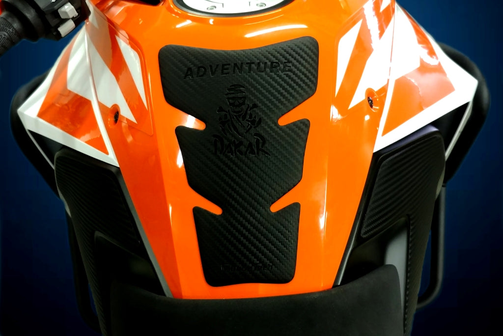 Dakar Skull Tank Pad |  Motorcycle Tank Pads | RoadCarver