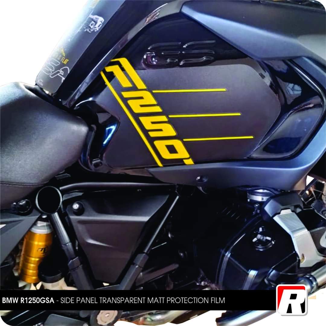 BMW r1200gsa & R1250GSA | Clear Motorcycle Tank Protectors