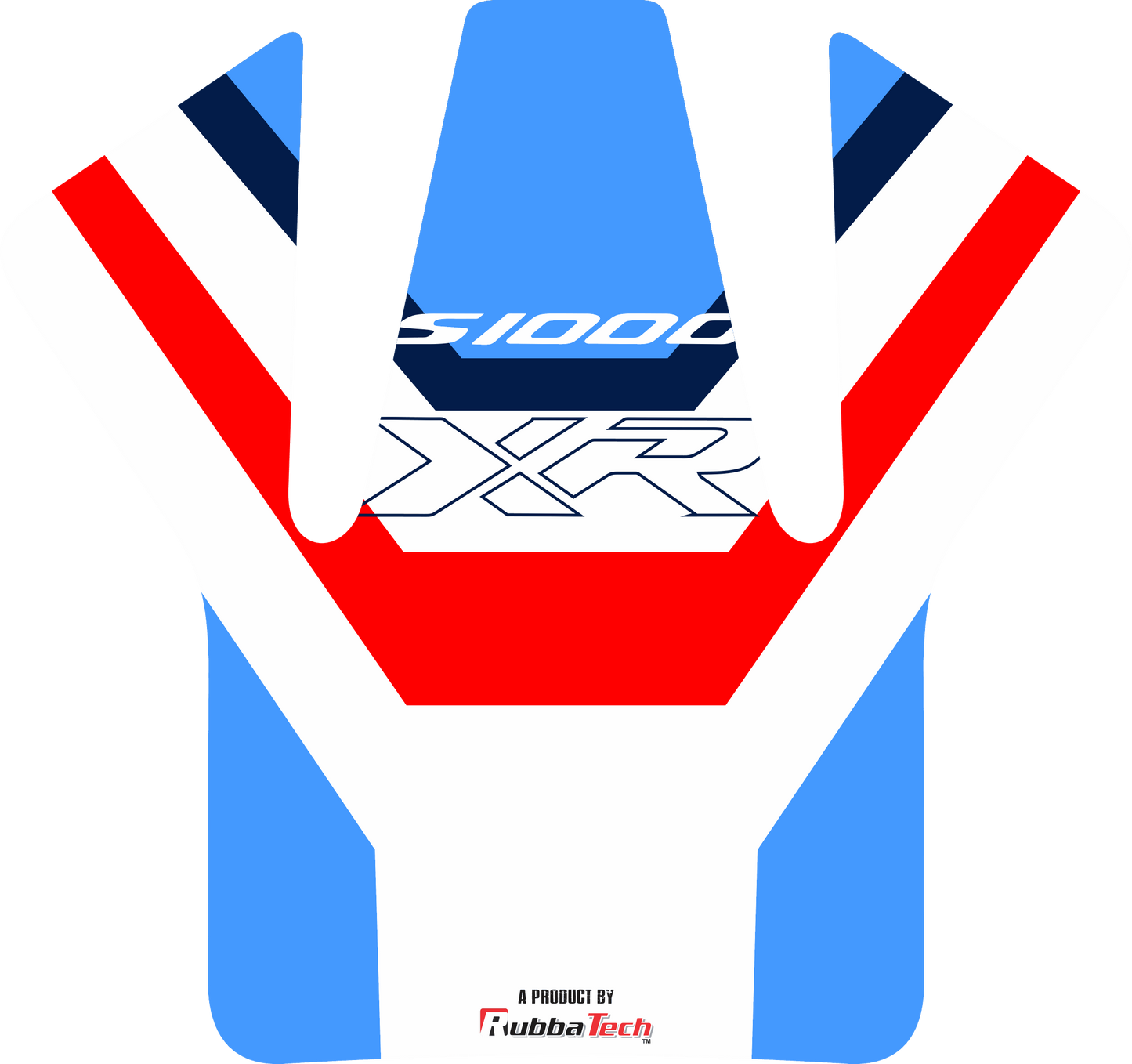 BMW s1000xr Motorcycle tank protector | Grippertech M | Tank Pad - Rubbatech RoadCarver