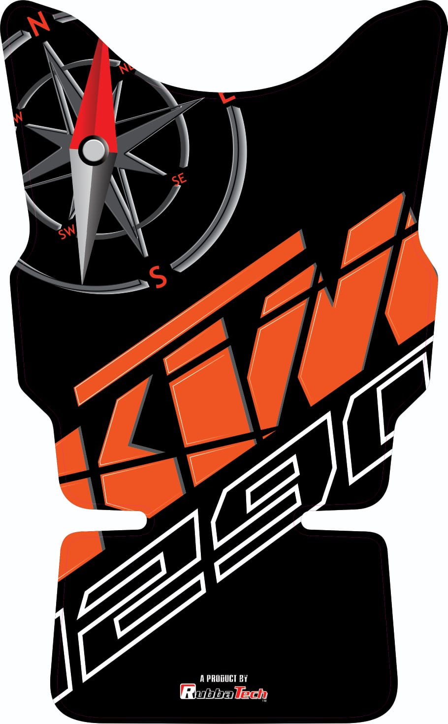 KTM Adventure 1290 S/R 2021 - Present - Colour Grippertech Tank Pad | Rubbatech motorcycle tank protector RoadCarver