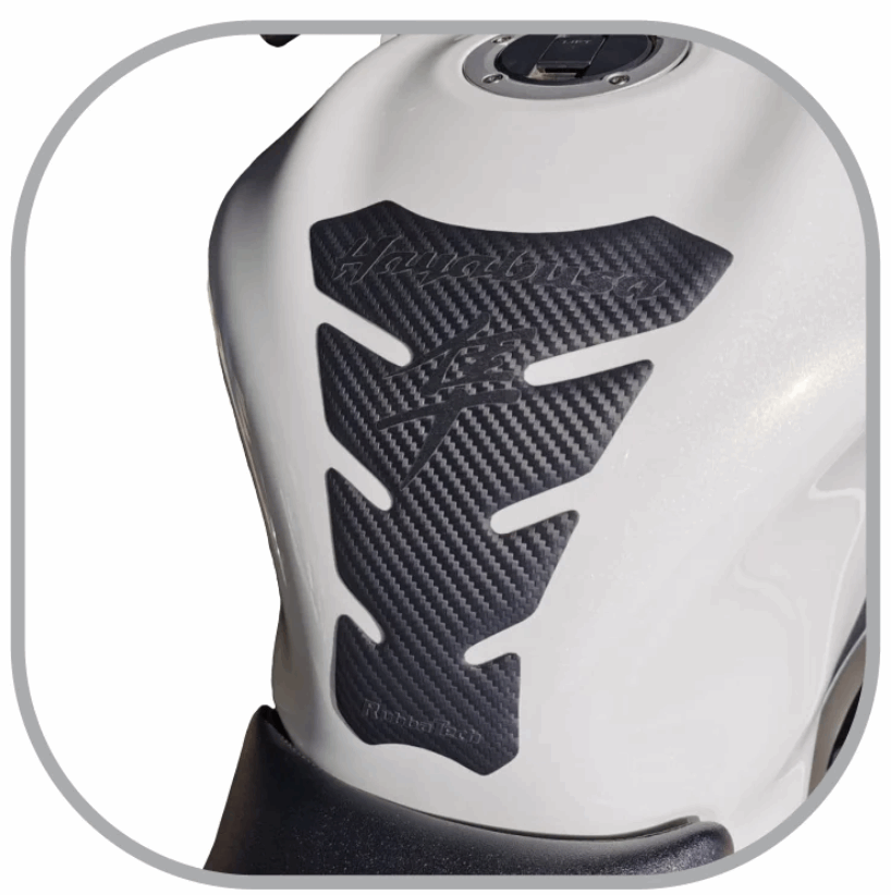Suzuki Hayabusa Tank Pad | Rubbatech motorcycle tank protector RoadCarver