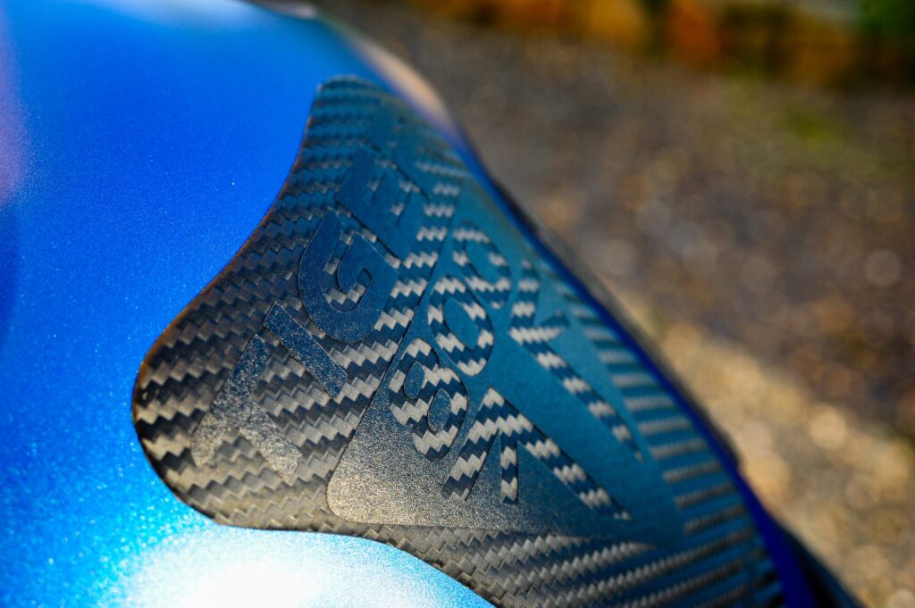 Triumph Tiger 800 Tank Pad | Rubbatech motorcycle tank protector RoadCarver