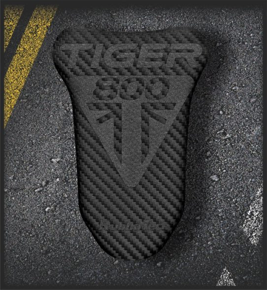 Triumph Tiger 800 Tank Pad | Rubbatech motorcycle tank protector RoadCarver