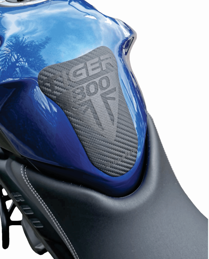 Triumph Tiger 800 Tank Pad | Rubbatech motorcycle tank protector RoadCarver