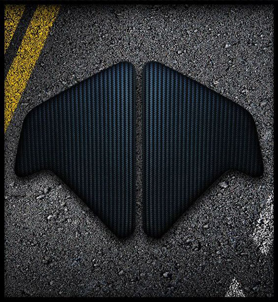 Yamaha Super Tenere 1200 Knee Tank Pads | Rubbatech motorcycle tank protector RoadCarver