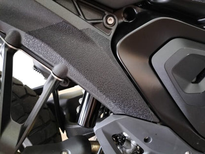 BMW R1300GS frame protectors | Rubbatech | motorcycle tank protection, Tank protectors, Tank pads